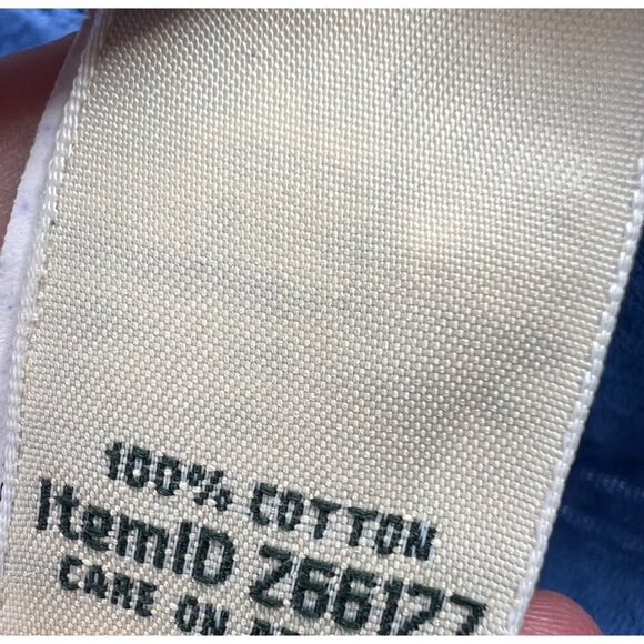 L.L.Bean Mens Blue Corduroy Button-Up Shirt M Regular - Picture 5 of 6